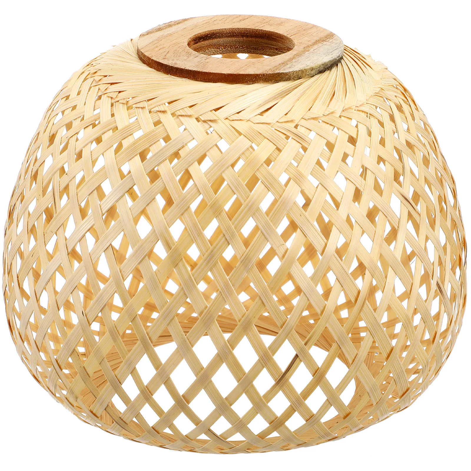 

Bamboo Lampshade Decorative Hanging Pendant Light Cover Replacement for Home Restaurant Corridor Design