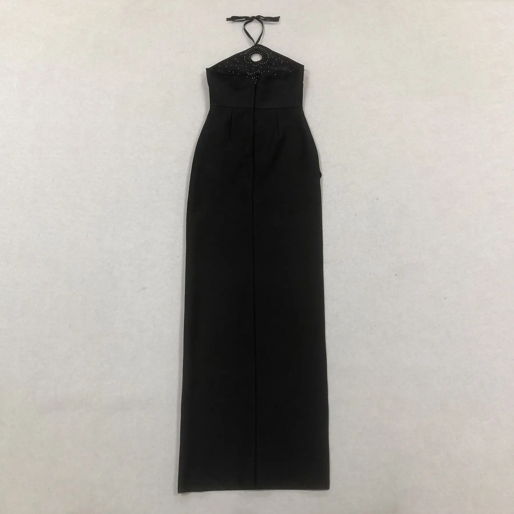 Seksowne suknie wieczorowe bez ramiączek Luksusowe 2025 Letnia nowa sukienka Maxi z wycięciem Moda Celebrity Club Wear Stroje imprezowe