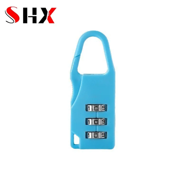 Mini Plastic Combination Lock Candado Dial Digits Code Number Password Padlock Safety Travel Security Luggage Lock Padlock Gym