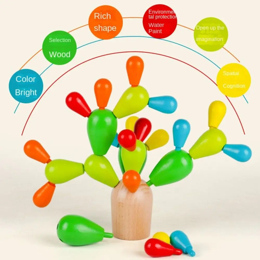 

Game Hedgehog Cactus Montessori Toy Cactus Teaching Aids Early Education Toy Learning Grip Splicing Sensory Toy Children