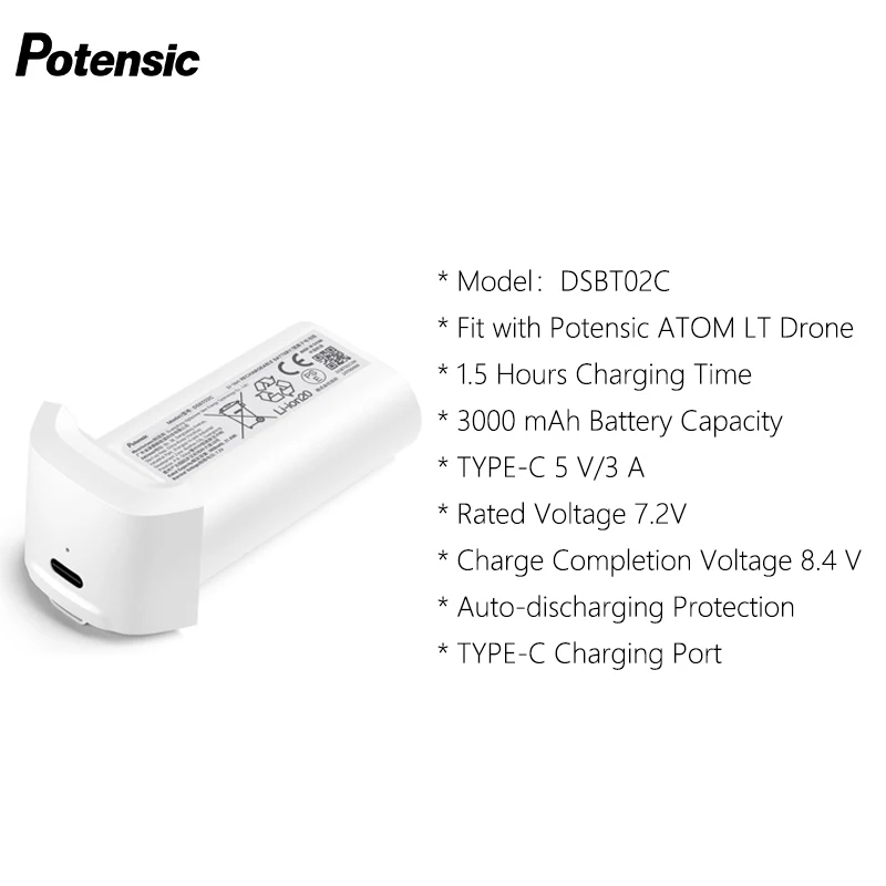 Batterie intelligente d'origine 3000 mAh pour drone ATOM LT