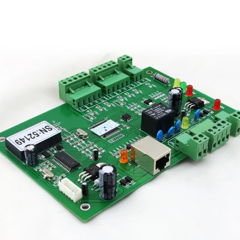 TCP/IP network multi-door access control system wiegand26 parking lot 1 2 4 door security control board with software protocol