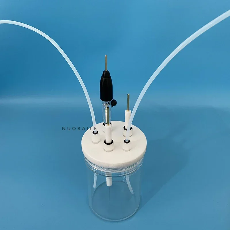 C001 Five-port Sealed Electrolytic Cell Three-electrode System Electrolytic Cell/miniature Sealed Tank Electrolytic Reactor
