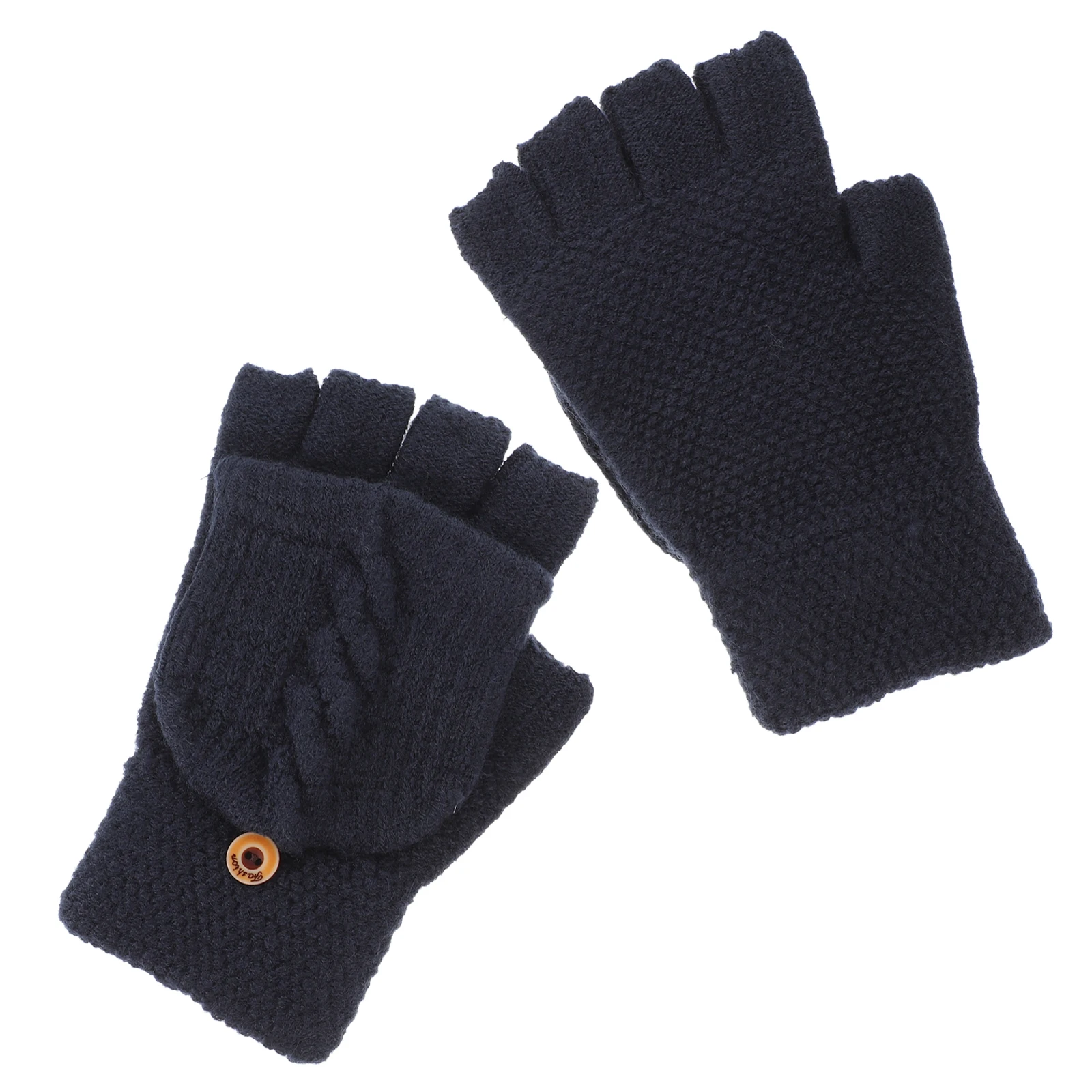 

Fingerless Gloves Mittens Convertible Flap Convertible Mittens Women Fingerless Gloves For Women Black Winter Riding