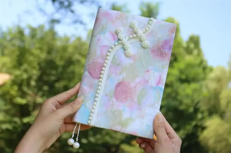 【Misty Rain】Original Handmade A5 A6 Notebook Covers Protector Book Sleeve Crafted Fabric Products Diary Cover，in Stock