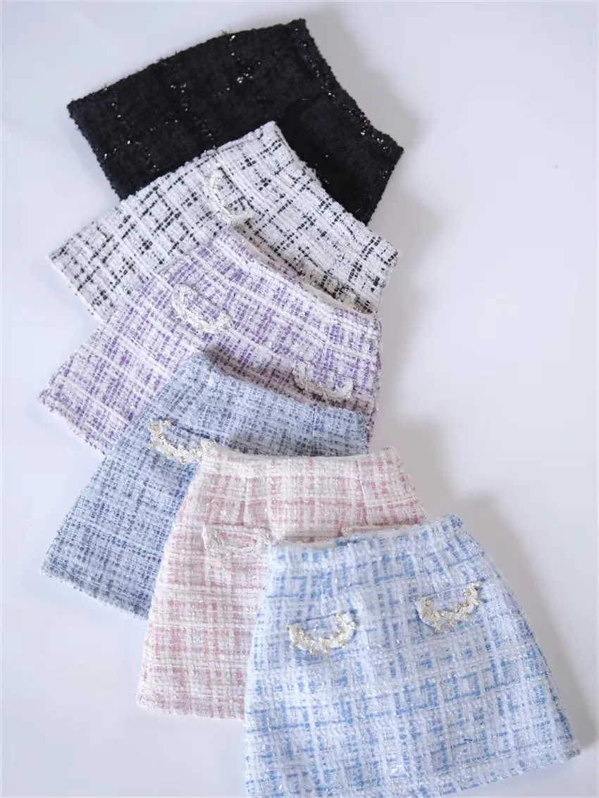 1/3 1/4 BJD 人形ベビー黒服女の子エレガントなマルチカラーブルーピンクスカート/ショーツ 3 点セット人形アクセサリー (人形なし)