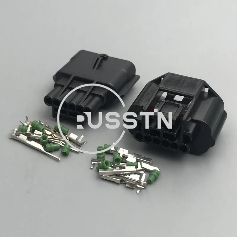 1 Set 6 Pin Auto Accelerator Pedal plug AC Assembly MAF Reversing Radar Connector For Toyota Subaru Mazda 12831 6189-7100 TS 025