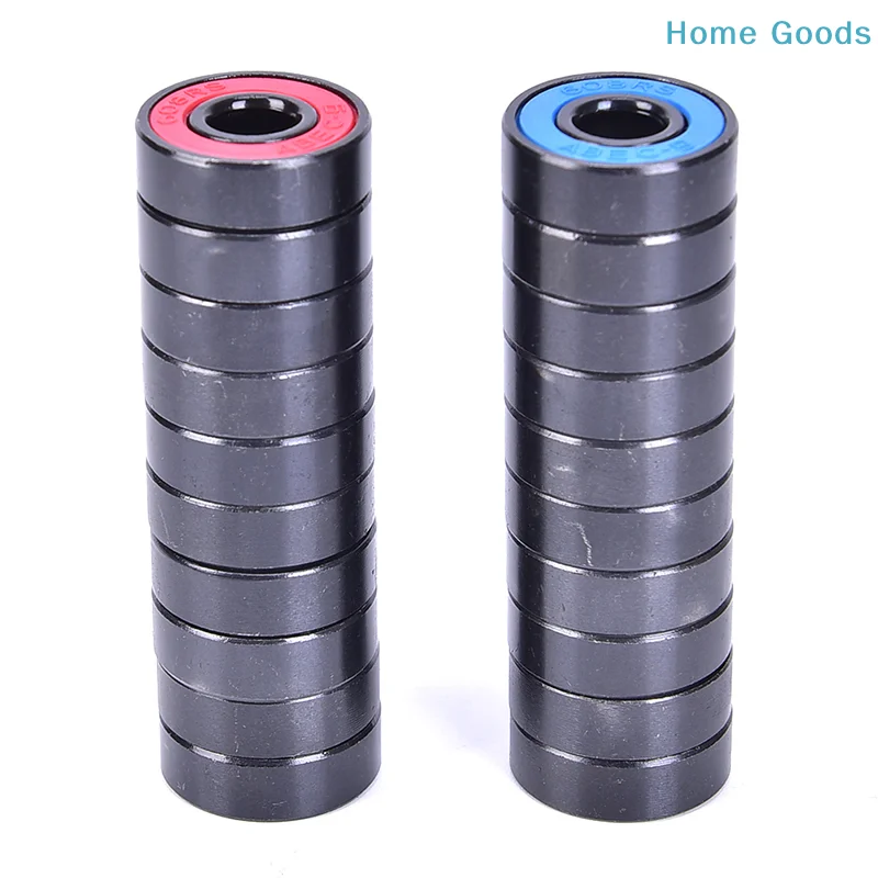 preferred10Pcs/set 608 2RS Bearing Deep Groove Steel Sealed Ball Bearings 608RS 608-2RS product