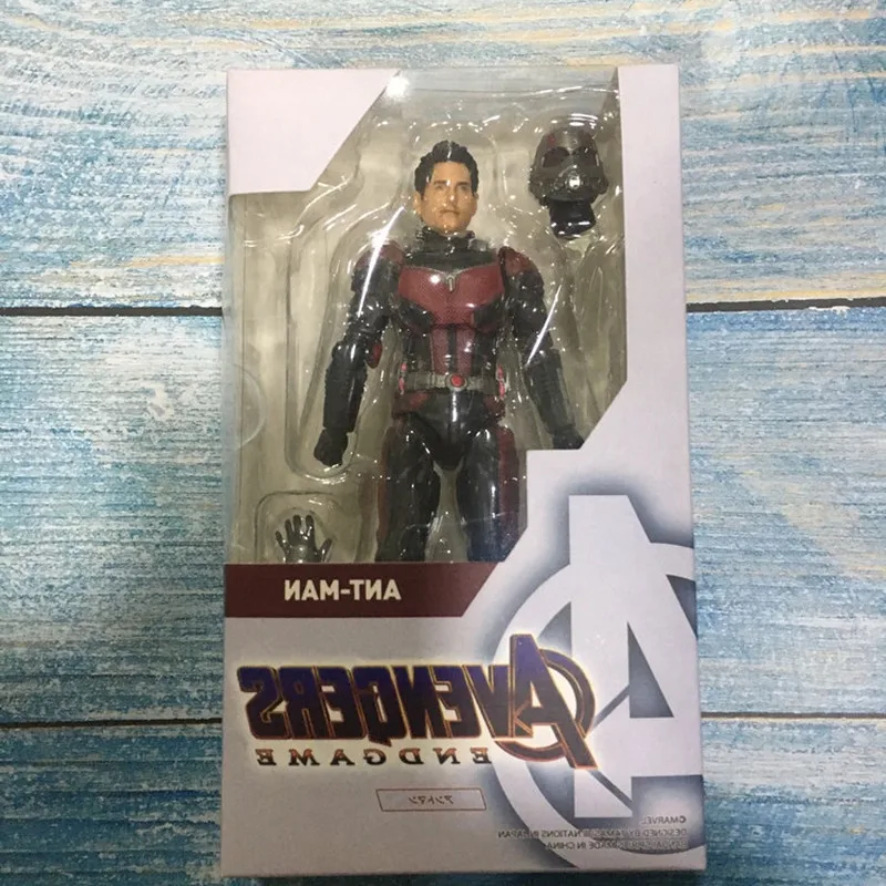 Venta caliente Marvel muñeca máquina Marvel exposición vengadores 4SHF móvil Ant Man 2 adorno hecho a mano modelo muñeca Anime regalo de vacaciones