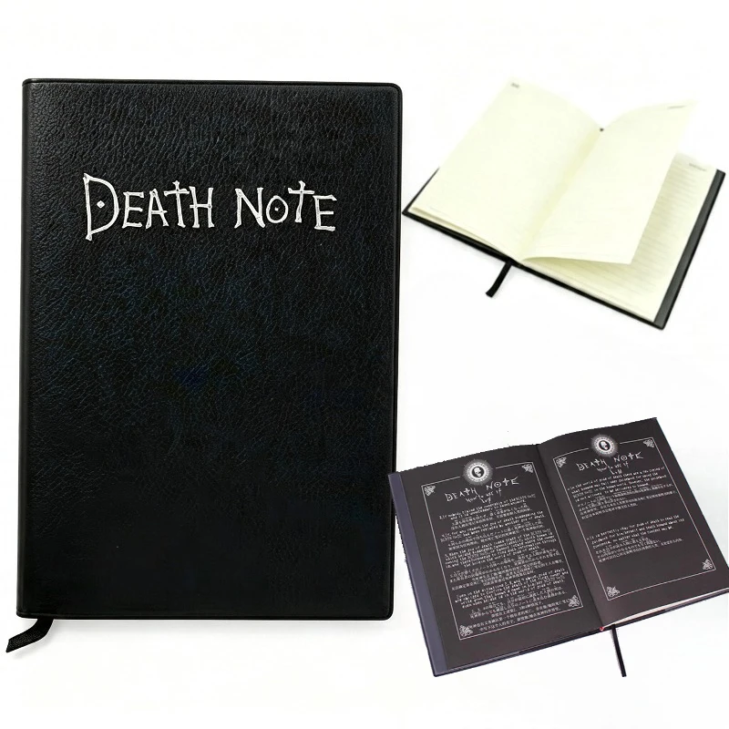 Death Note Anime Peripherals Notebook Quill Pen Cosplay Prop Party Supplies Animation Stationery Gift Creative Funny Toys