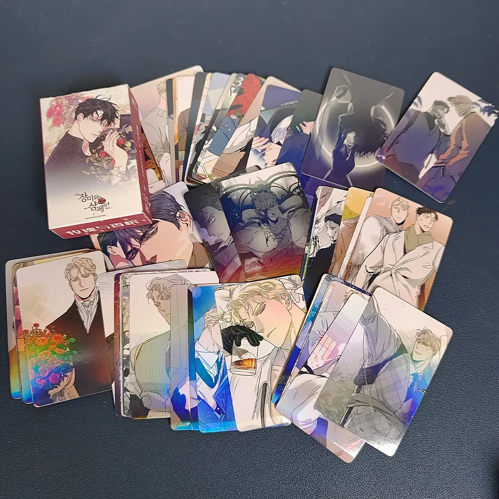 

Roses And Champagne Lomo Card Album Characters Photocard for Fans Collection Random Cover