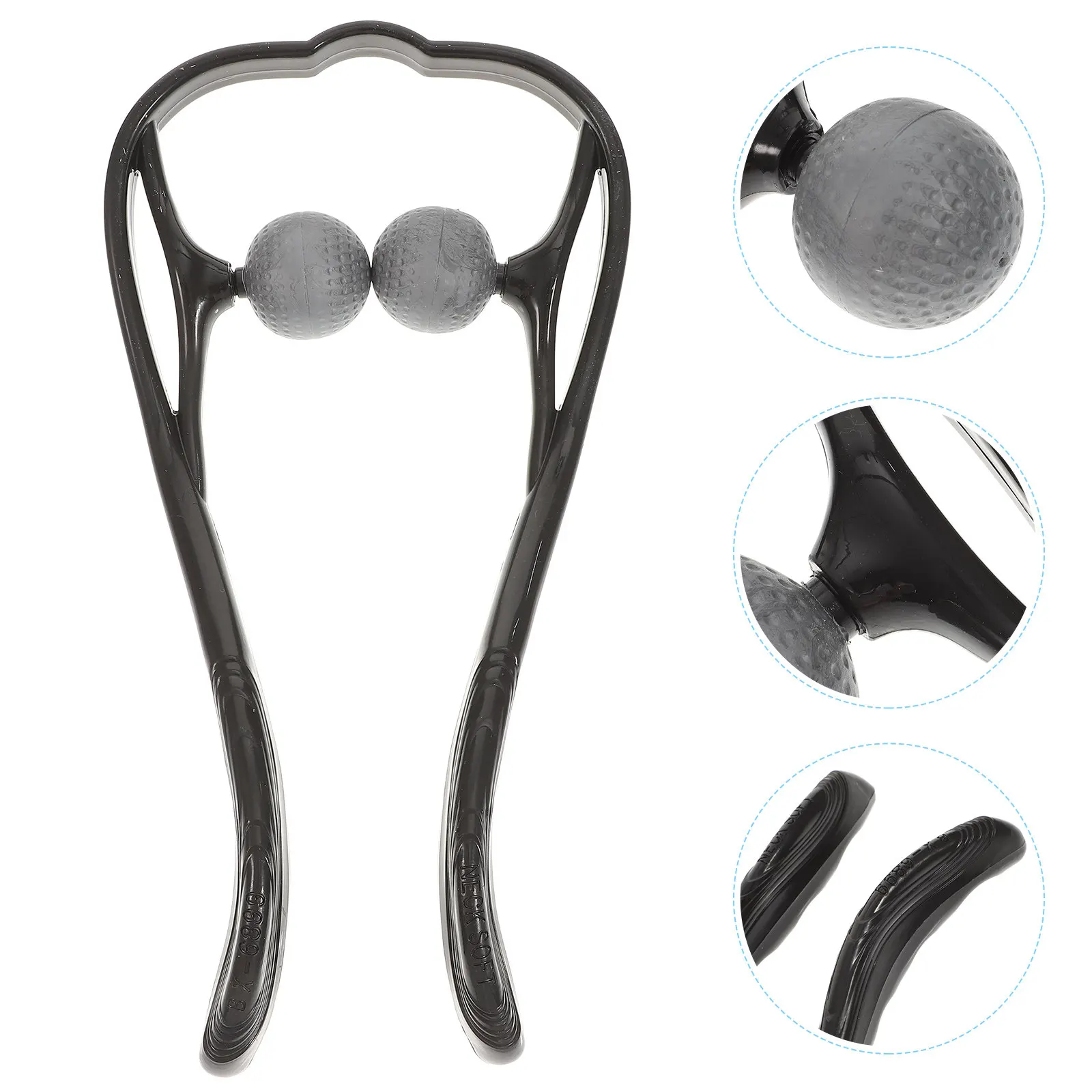 

Портативный массажер для шеи (1 шт.) с глубокой тканевой терапией, ручной массажный инструмент для шейного отдела позвоночника, для расслабления мышц спины, плеч и стоп