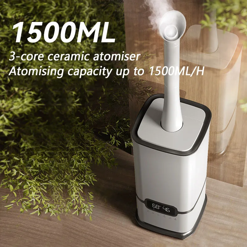 

16L 100-240V Industrial Air Ultrasonic Humidifier Mute Commercial Supermarket Vegetables Mist Maker Fogger Spray Humidifiers