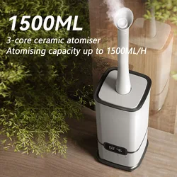 16L 100-240V Industrial Air Ultrasonic Humidifier Mute Commercial Supermarket Vegetables Mist Maker Fogger Spray Humidifiers