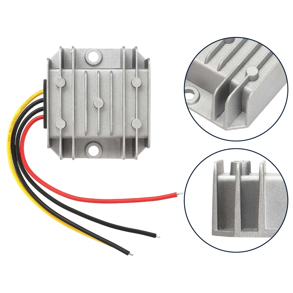 High Current Capacity Inverter Power Supply Car Power Supply 12V 5A Handles Multiple Devices Easy Installation