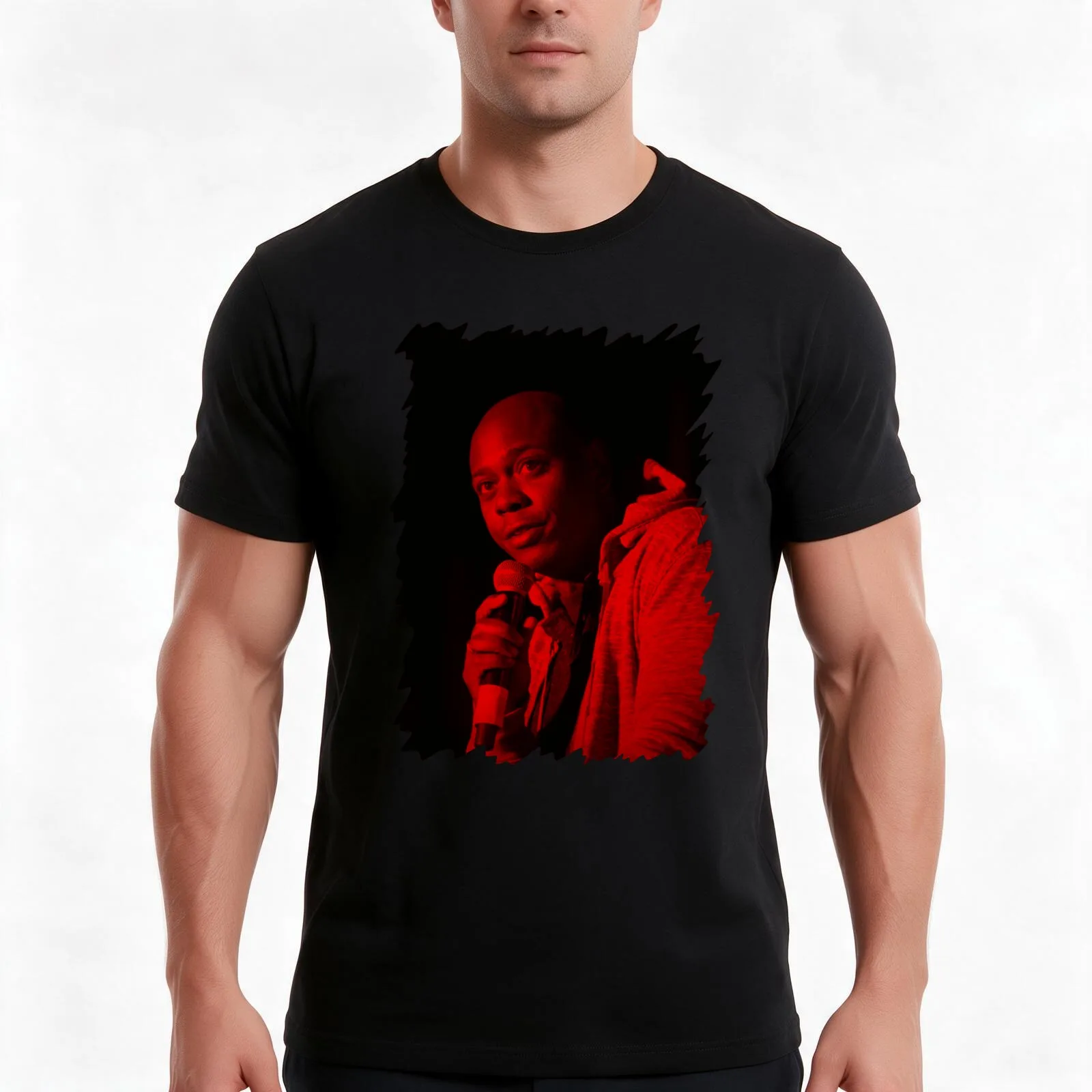 Dave Chappelle - Celebrity Classic . T-Shirt, Summer Casual Cotton Tee, Oversized Streetwear Tops, Vintage Graphic Print