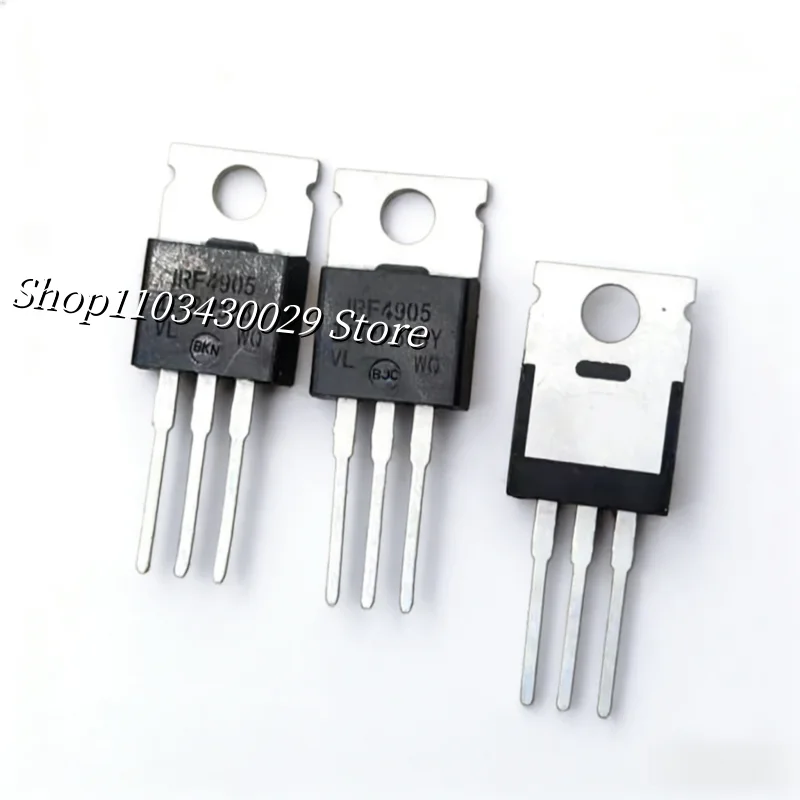 20Pcs New and Original IRF4905PBF IRF4905 TO-220AB 74A 55V MOSFET Power Tube