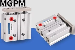 MGPM32 MGPM40 MGPM50 MGPM63 MGPM80 MGPM100 Stroke 50/75/100/125/150/200mm SMC Type Pneumatic Compact Guide Air Cylinder