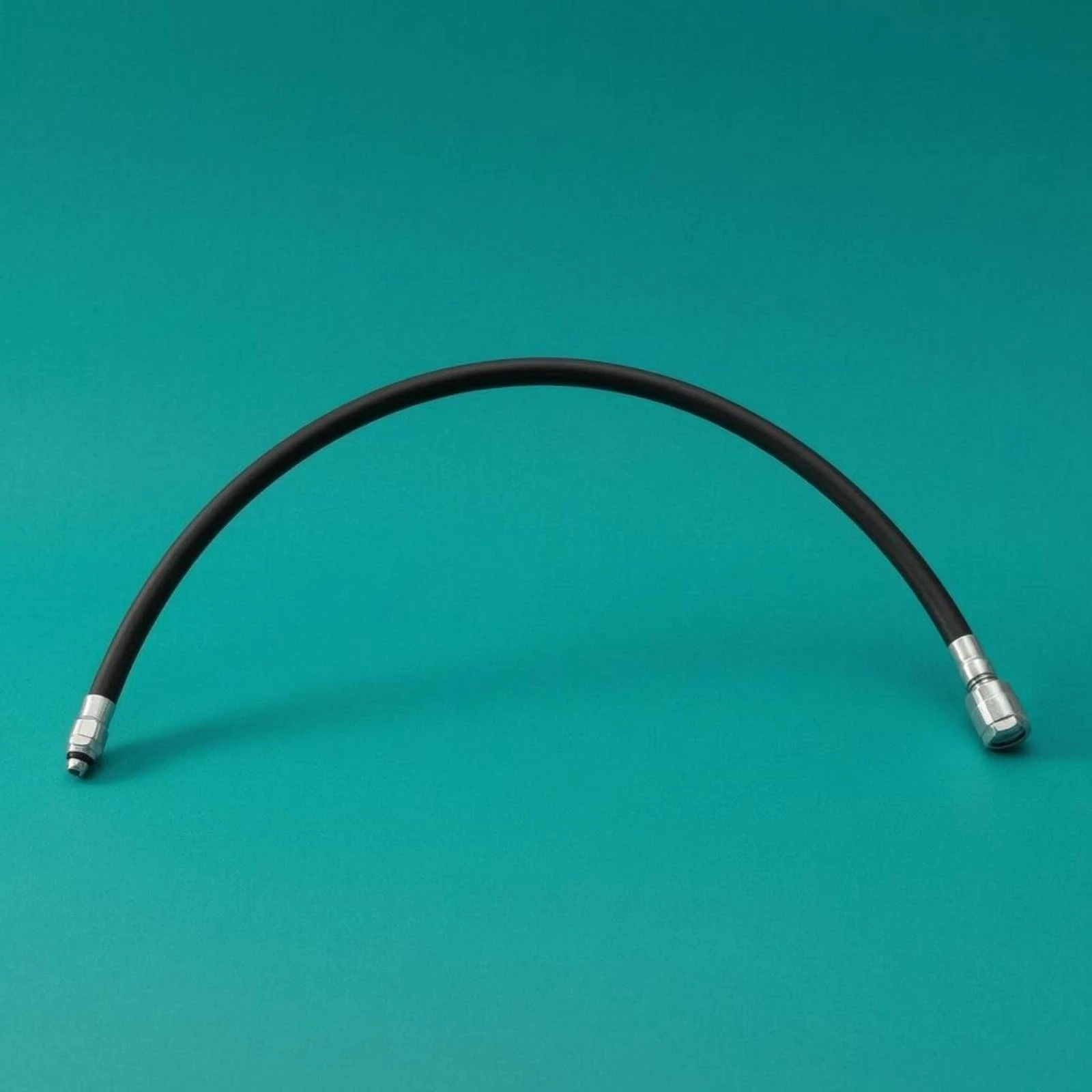 Low-Pressure Dive Hose Black Swivel Regulator Hose 2nd Stage Regulator Metal Fittings Diving Gear 75 Cm