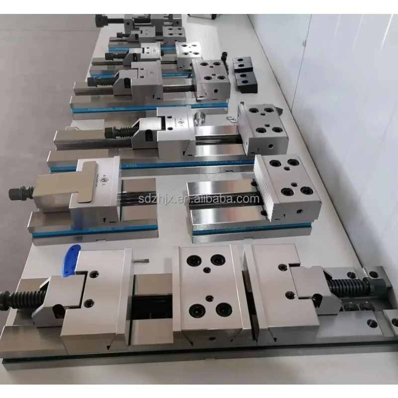 High Quality Precision Modular Vise ZQ84-125-I & ZQ84125-II Manual Drive with Moveable Jaw Fixed Jaw Parts Machine Industries