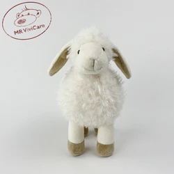 Children Soft White Sheep Plush Doll Baby Cute Animal Doll Girls Baby Stuffed Doll Home Toys Sleeping Mate Stuffed Plush Toys