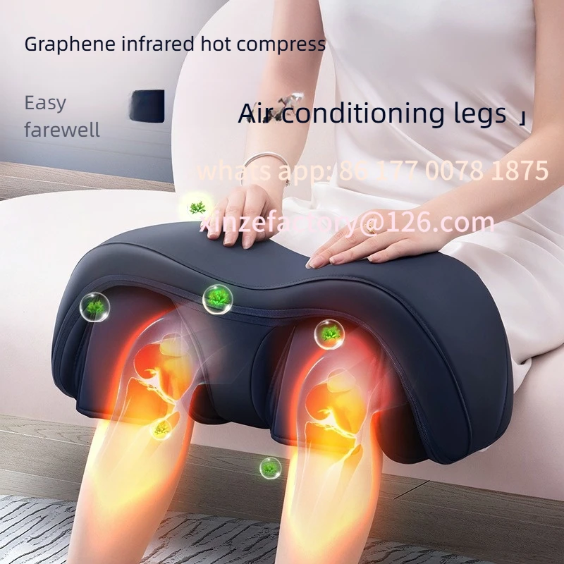 

Customizable Air Wave Airbag Knee Massager with Graphene Infrared Heating and High Frequency Vibration Kneading Calf Foot