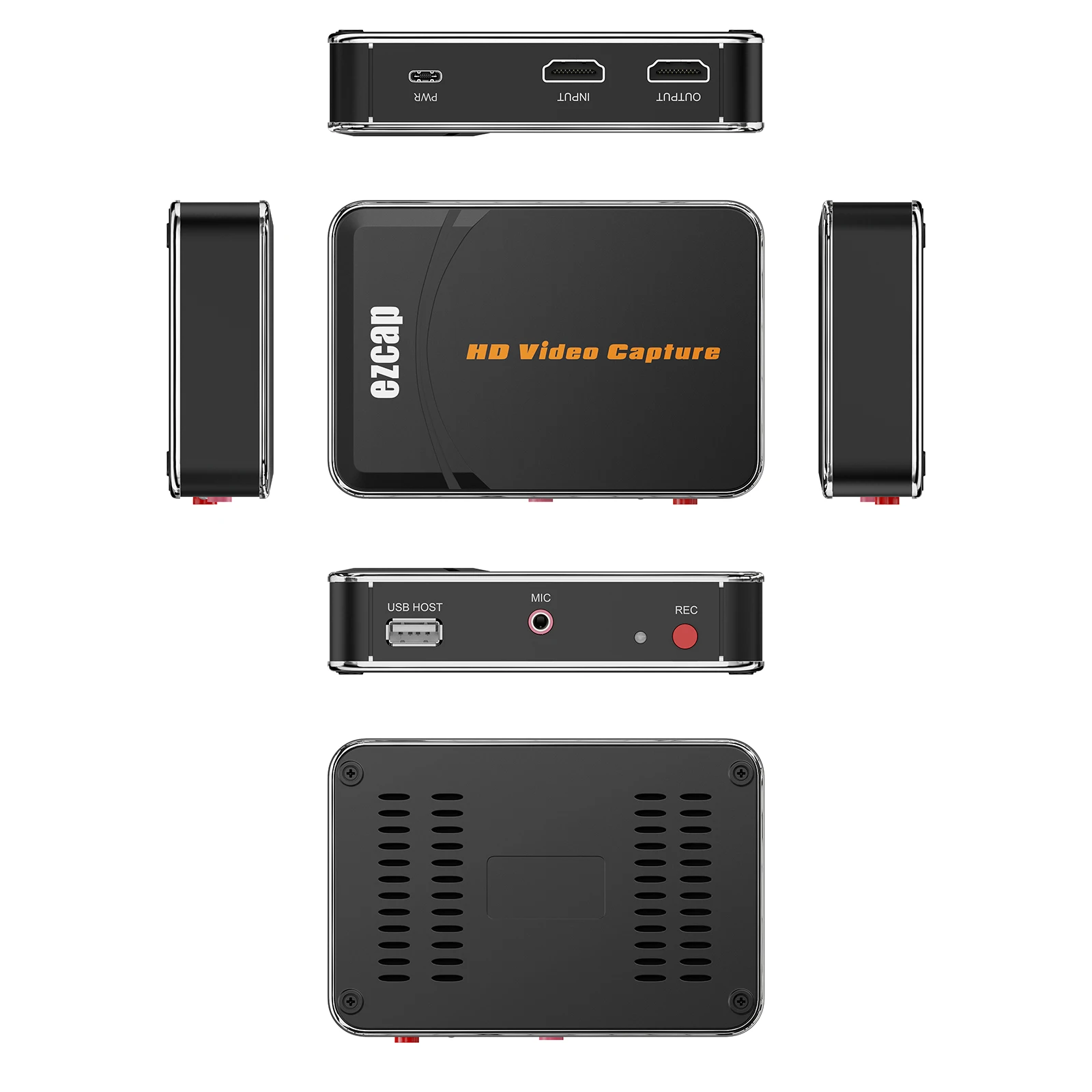 ezcap280HD Video Capture Box 1080P HD Recording Box Audio Video Converter for DVD Camcorder Set-Top Box Computer Game Console