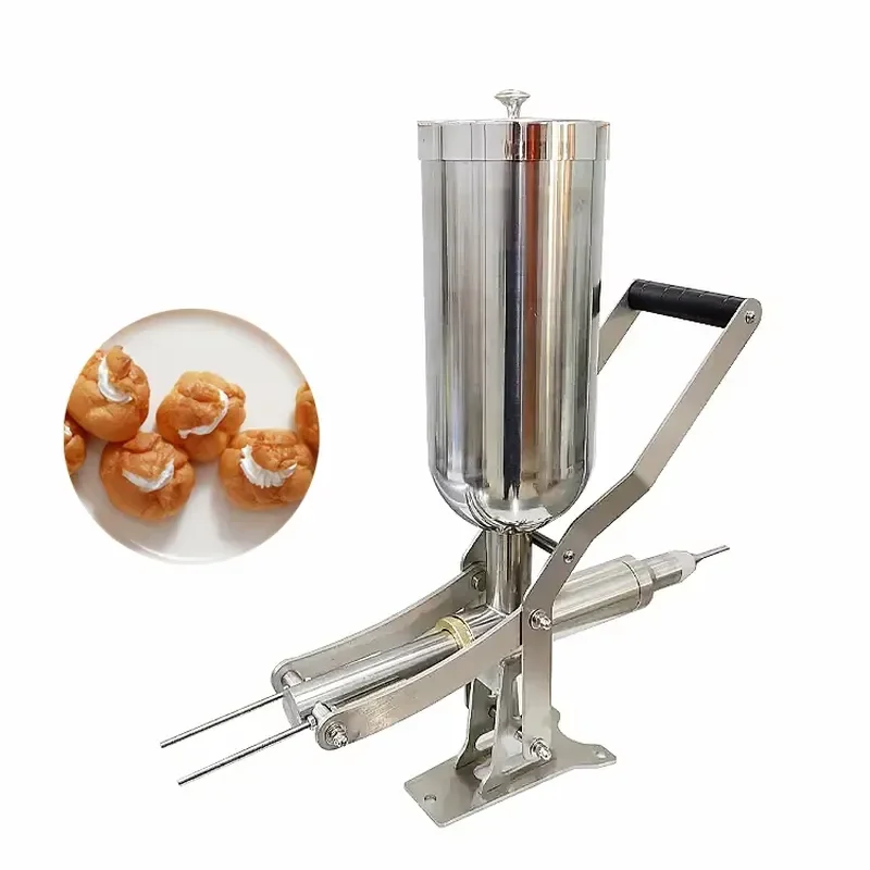 Manual Cream Puff Jam Filling Machine Cream Injector Butter Puff Cake Filling Machine