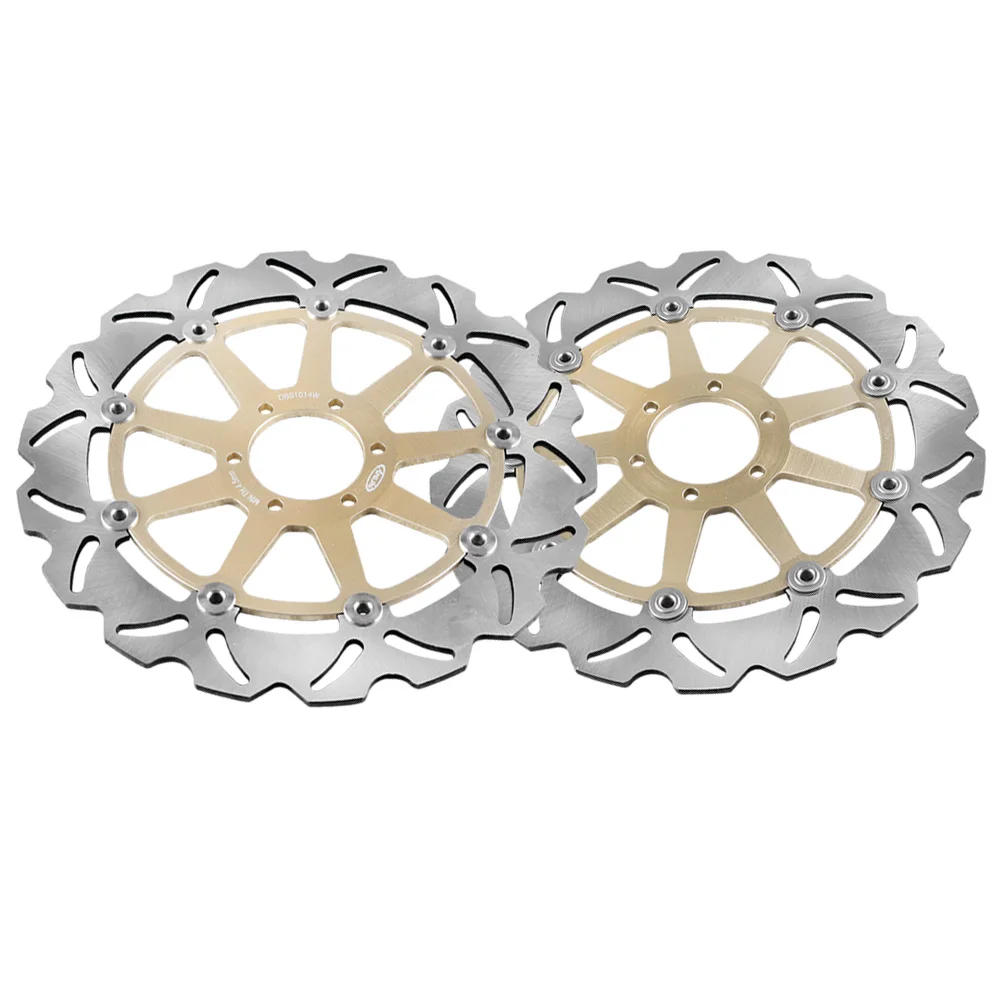 2PCS Motorcycle Front Brake Disc Rotors For Ducati For Yamaha For Aprila For BMW Universal