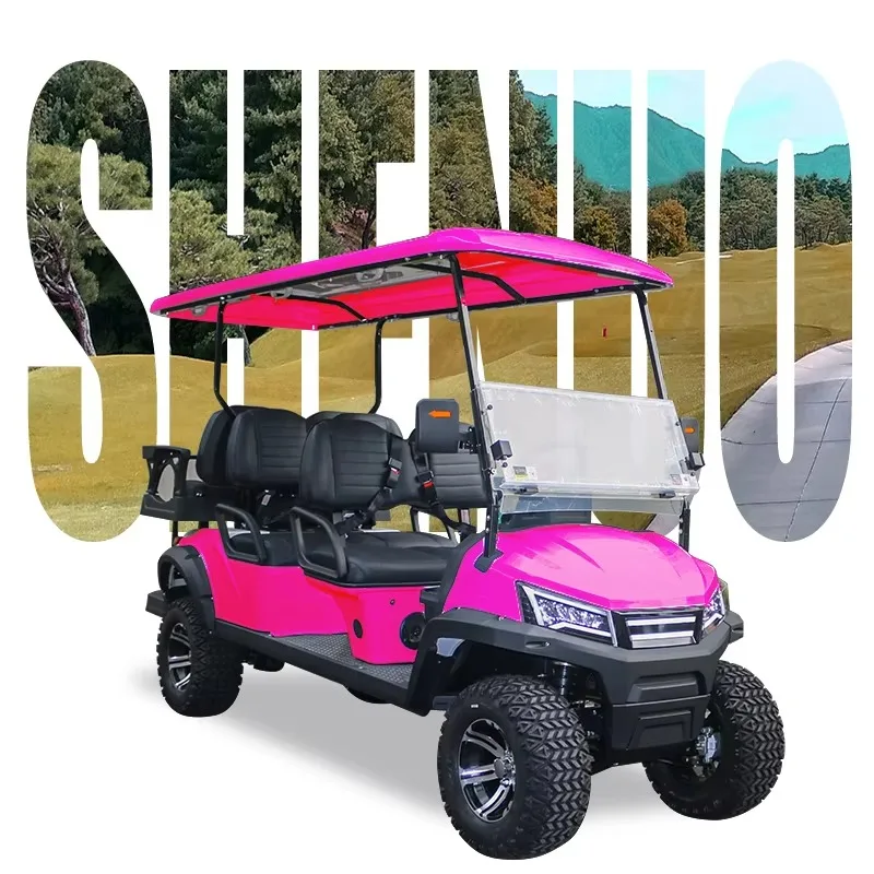 Airo 6 Seater Golf Cart Electric, Solar Panel & AC for Large Group Transport