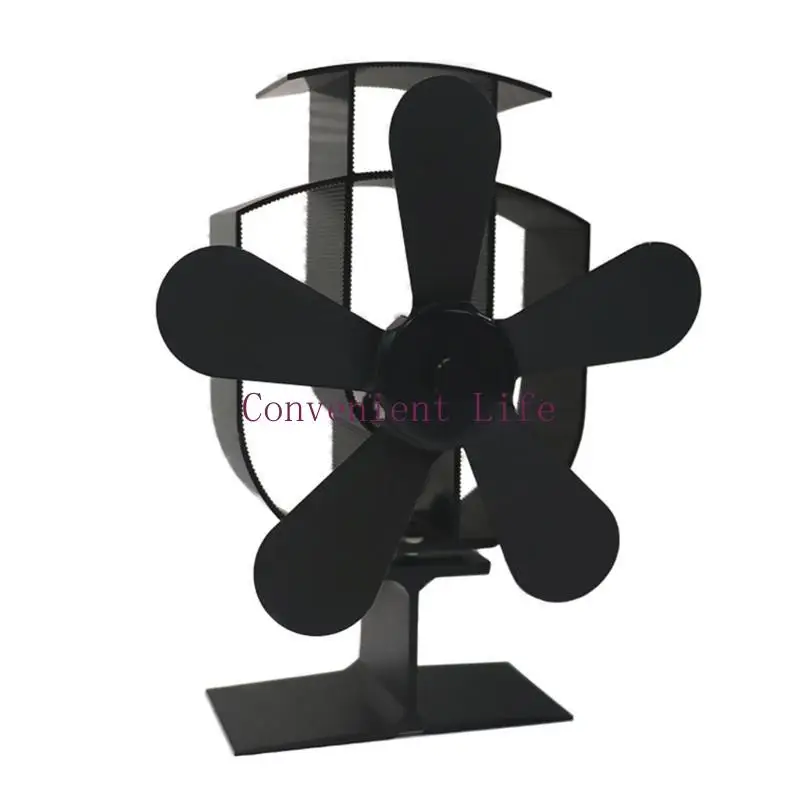 L1EE Kipas Kompor Ramah Lingkungan Cerobong untuk Kayu Log untuk Perapian Pembakar Tenang YL402