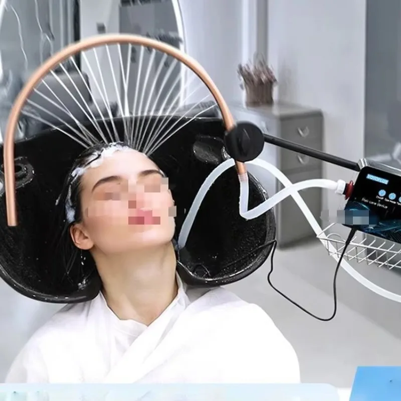 New design intelligent portable moving head device water circulation massage constant temperature scalp care device