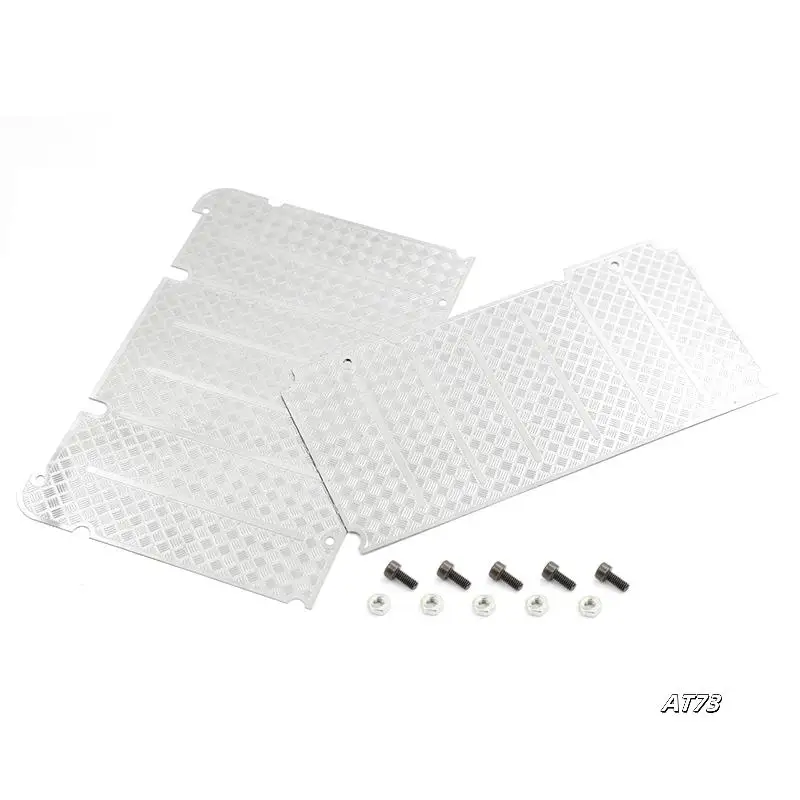Metal Roof Luggage Rack Decoration Board Anti-Skid Plate For 1/10 RC Crawler Traxxas TRX4 Defender Upgrade Parts