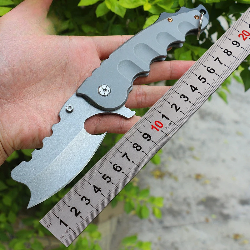 

New Pocket Folding Camping Knife 5CR13 Blade Stainless Steel Handle Survival Hunting Tactical Knives Outdoor Mini Utility Tools