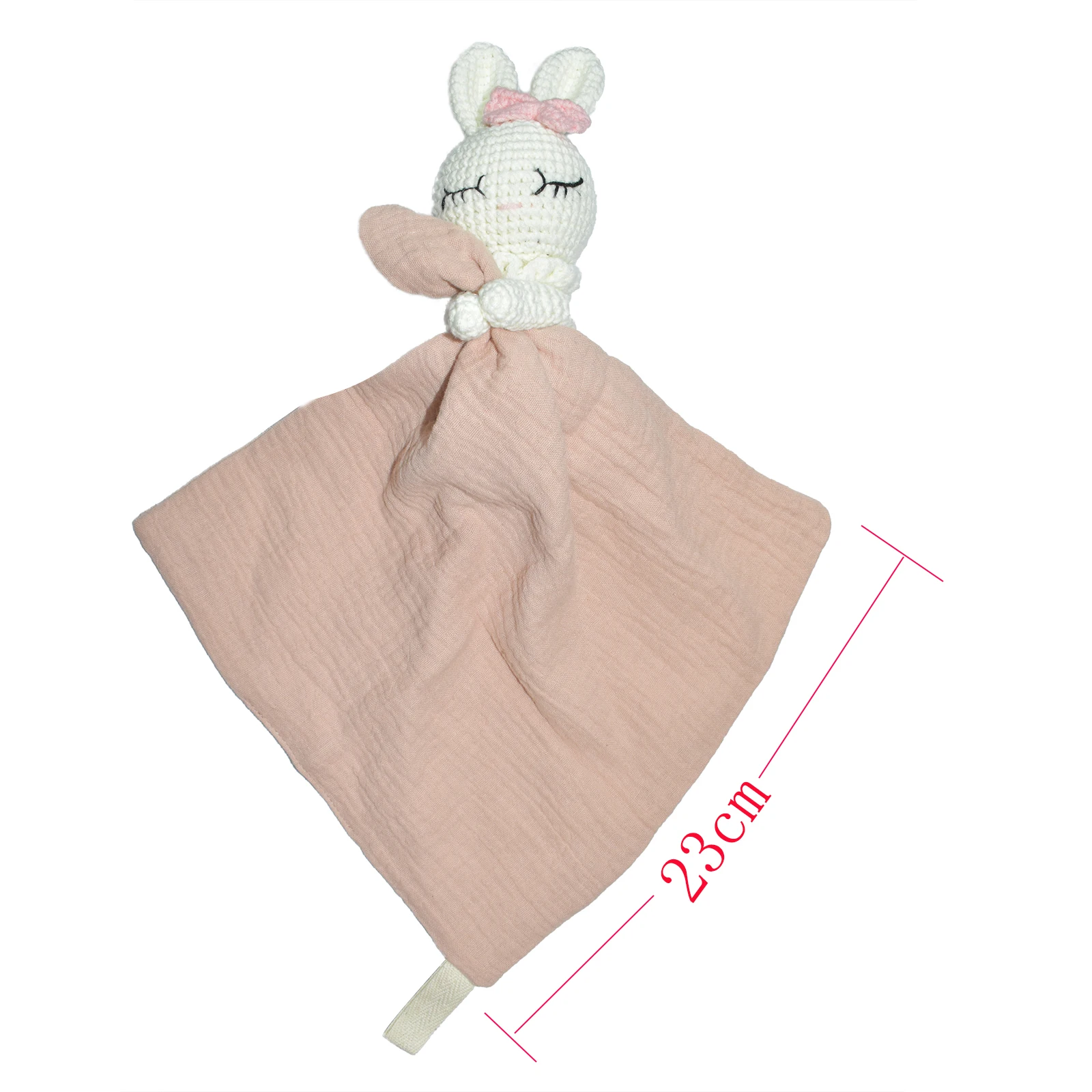 Baby Soother Appease Towel Bib Soft Bunny Fox Lamb Lion Sleeping Doll Teether Infants Comfort Sleeping Nursing Cuddling Doudou