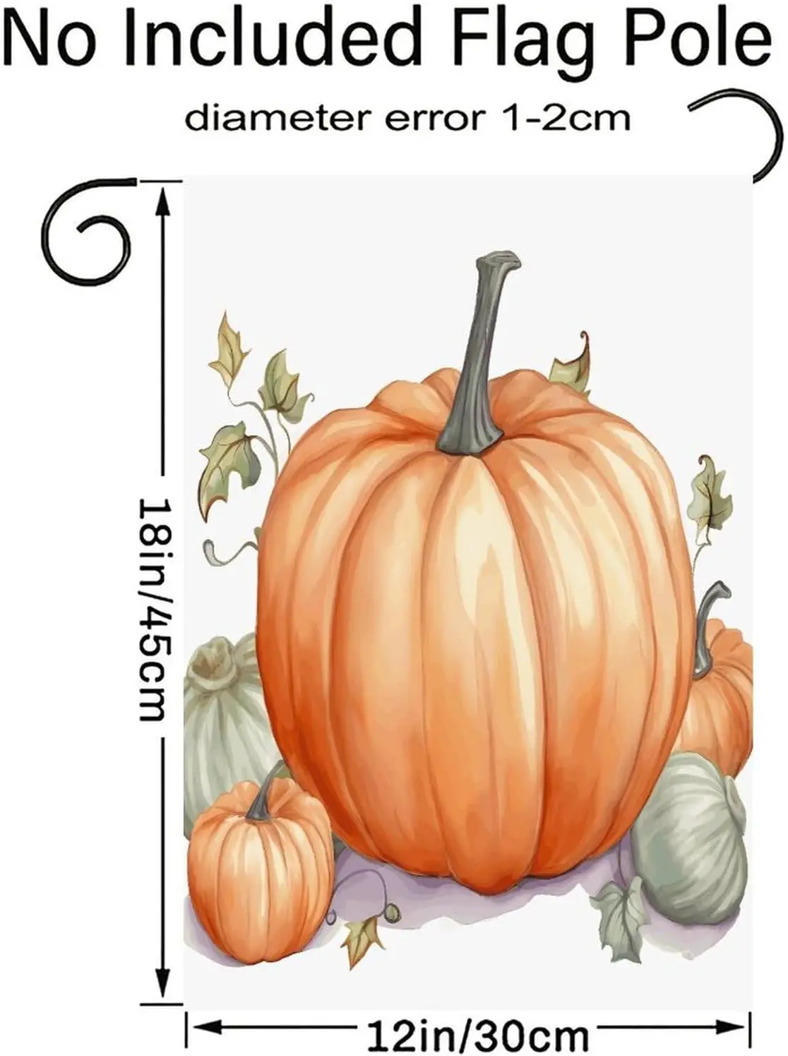 Double Sided Linen Garden Flag 18