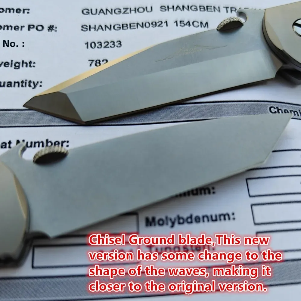 JUFULE البني/الجيش الأخضر Micarta إيمرسون CQC7 التيتانيوم مقبض 154 سنتيمتر شفرة السيراميك تحمل التخييم الصيد EDC أداة سكين للفرد #3