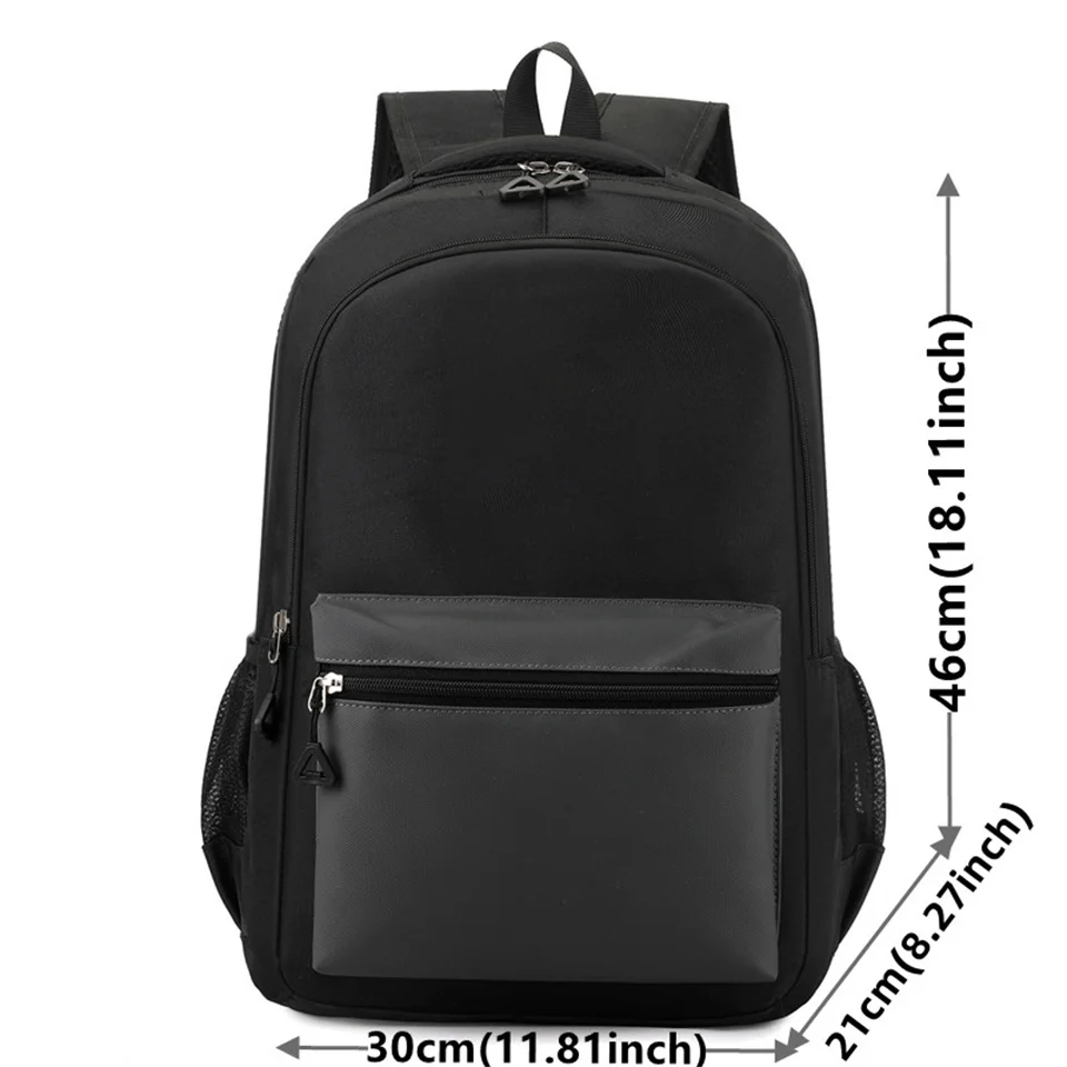 Mochilas multifuncionais de grande capacidade, leve impermeável Oxford pano mochila, simplicidade masculina mochila de negócios, viagens ao ar livre, lazer