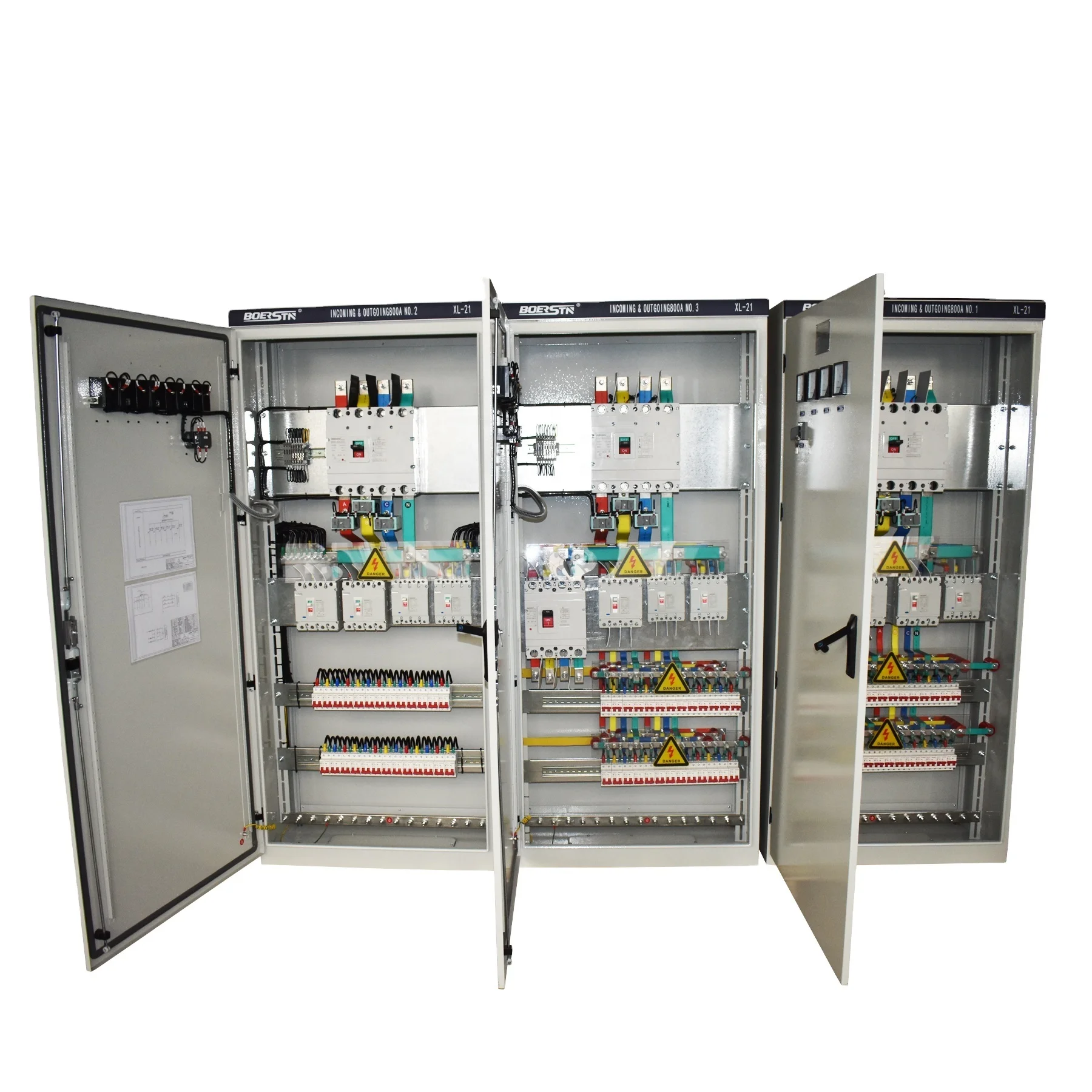 IEC60439 Standard Low Voltage 3 Phase Electrical Power Distribution Cabinet & Control Panel