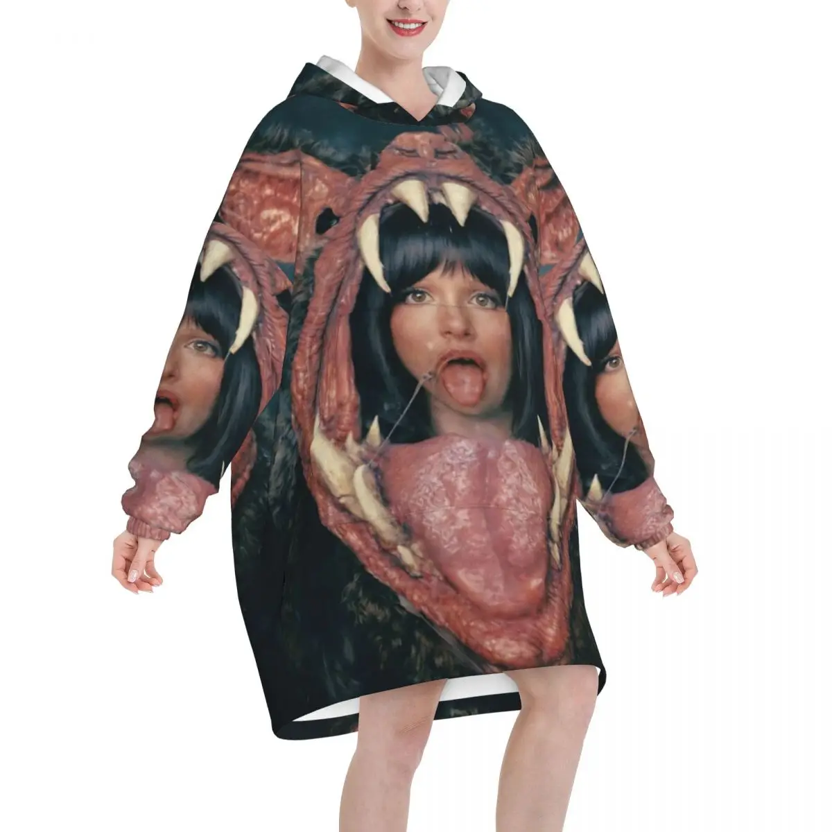 HADES SACRIFICE Melanies Martinez Wearable Blanket Hoodie Warm Cozy Oversize Blanket Sweatshirt Thick Fleece Hooded Blanket