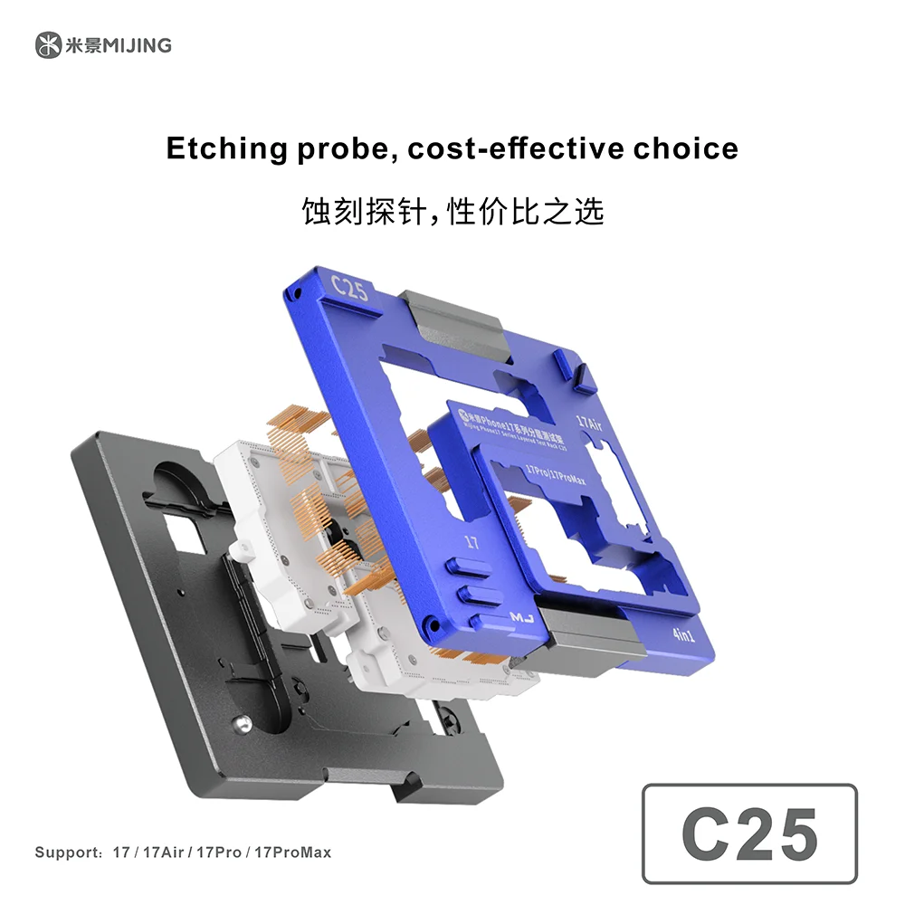 MIJING C18-C25 Pro iPhone 11-17 Pro Max Motherboard Test Stand