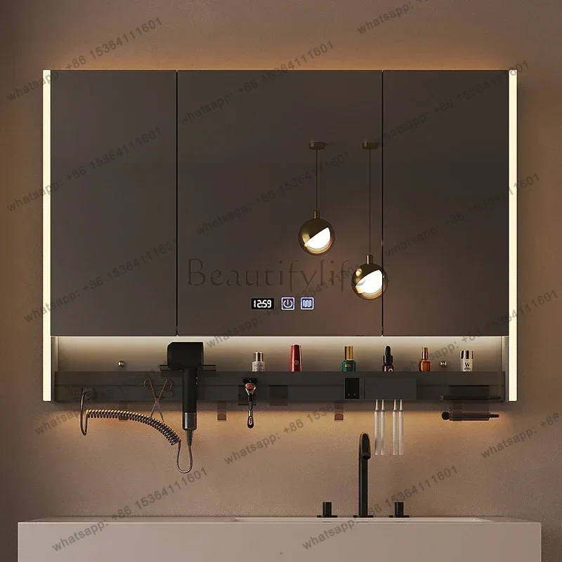 Style Smart Bathroom Mirror Cabinet Warm and Comfortable Bathroom Cabinets Armoire Home Furniture Muebles