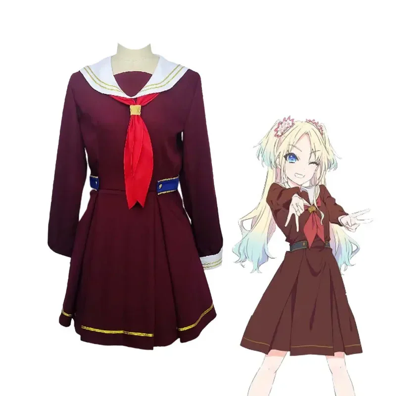 

Anime LoveLive! Hasu No Sora Jogakuin School Idol Club Hinoshita Kaho Cosplay Costume Adult Women Sailor Dress Suit Halloween 25