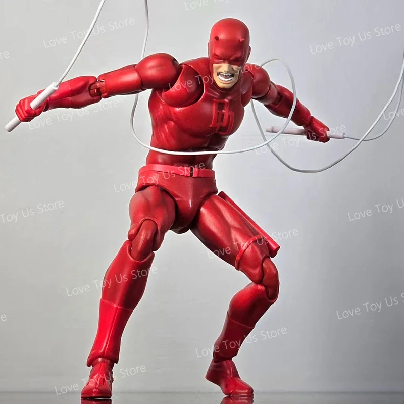 Original Ct Toys Daredevil Mafex 223 Comic Version Figure SHF Anime Action Figurine Statue Model Custom Gifts Kids Toys