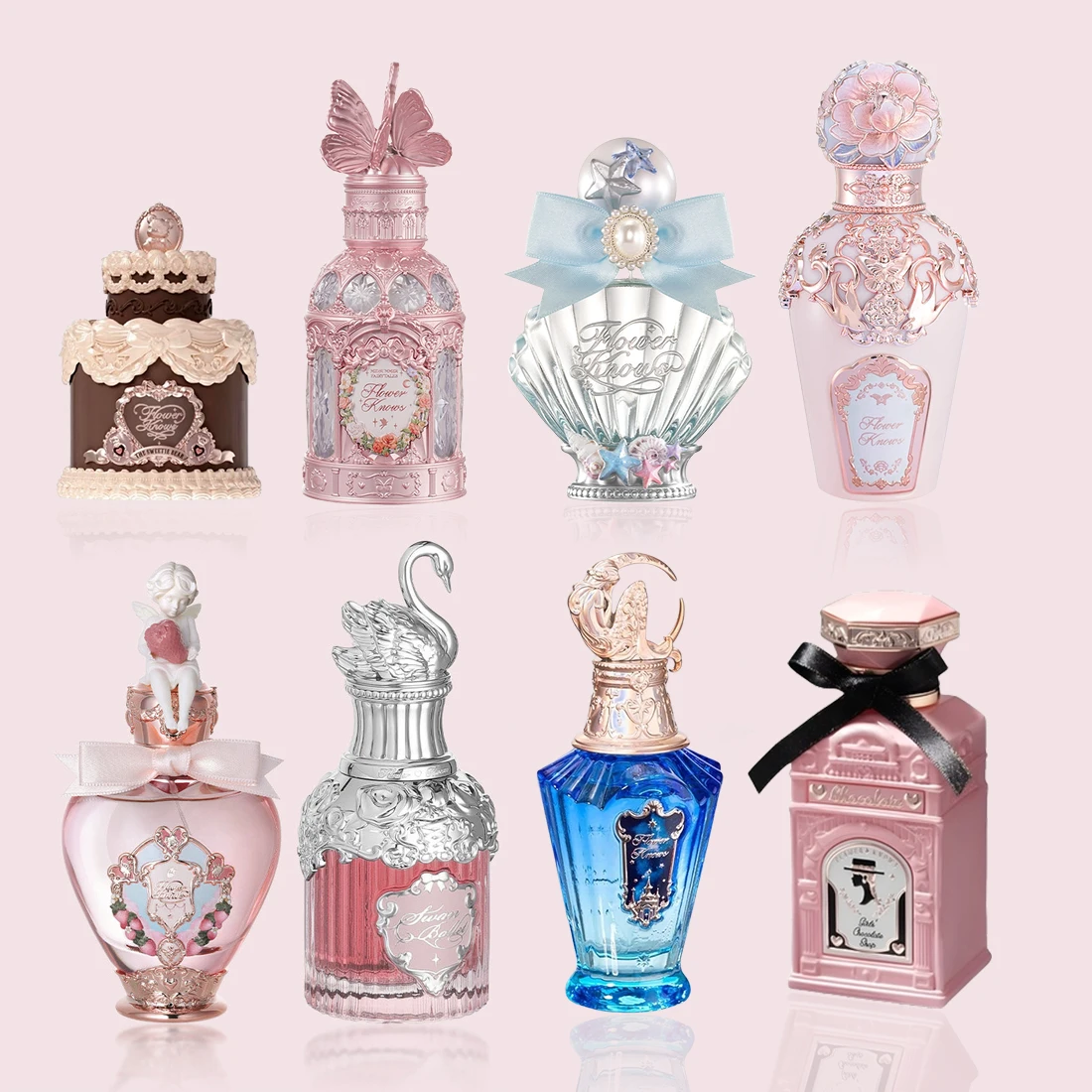 

New Flower Knows Sweetie Bear Shell Jewel Perfume Long Lasting Fragrance for Women Romantic Luxury Cute Design Perfume