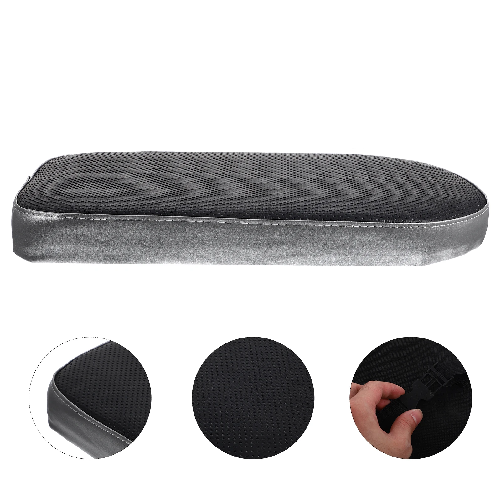 سرج خلفي للدراجة، أسود غير قابل للانزلاق، وسادة إسفنجية سميكة قابلة للتمدد، تصميم قابل للإزالة، سهل التركيب، مقعد أمان لركوب الدراجات