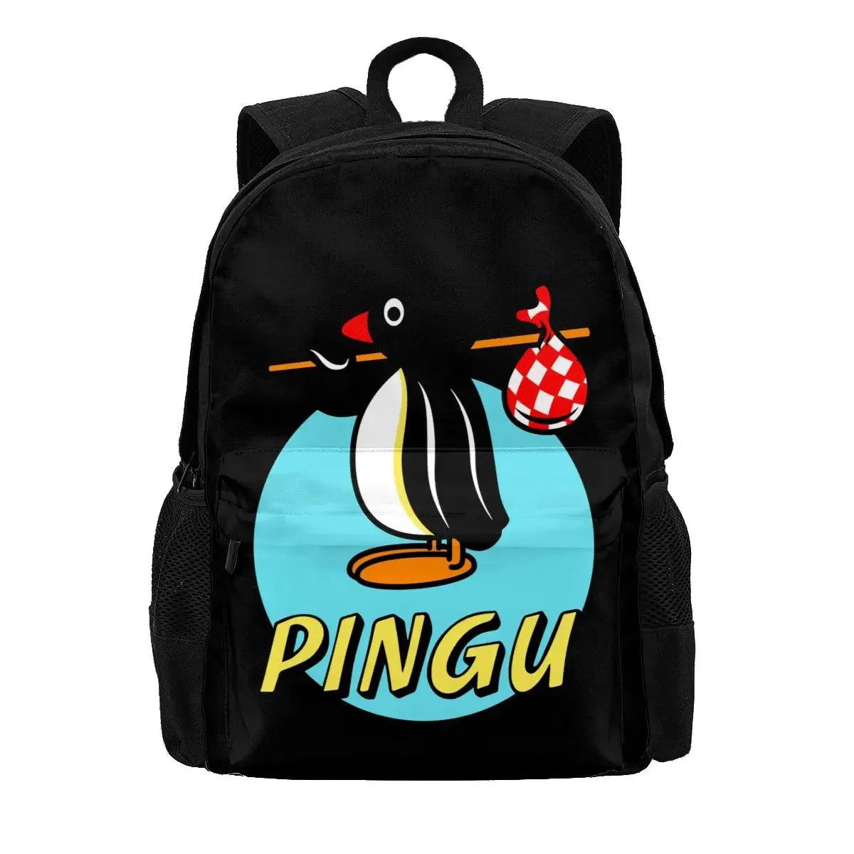 Pingu The Penguin Large Capacity Backpack Cute Schoolbag Storage Bag Large Capacity