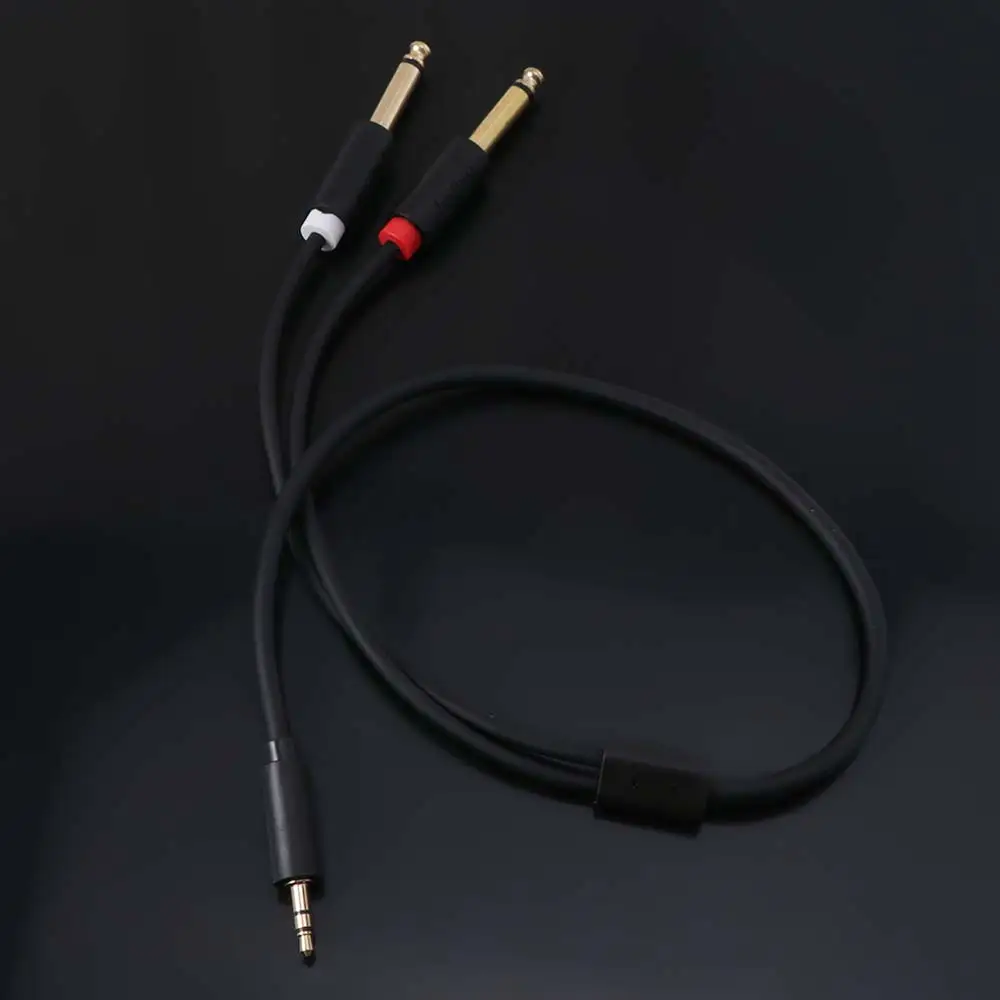 Dual Channel 3.5mm To Dual 6.5mm Audio Cable 2 in 1 Adapter 3.5mm To 6.5mmAudio Splitter Cable Converter Stereo
