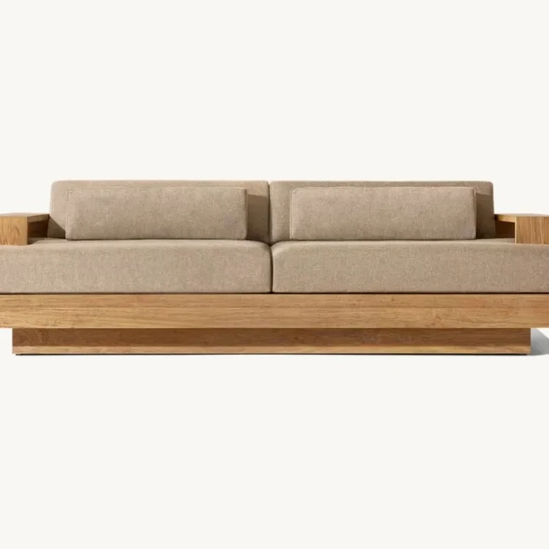 

Patio Garden Sofas Garden Sets Sofa Sectional Teak Furniture Solid Wood Outdoor Teak Sofa