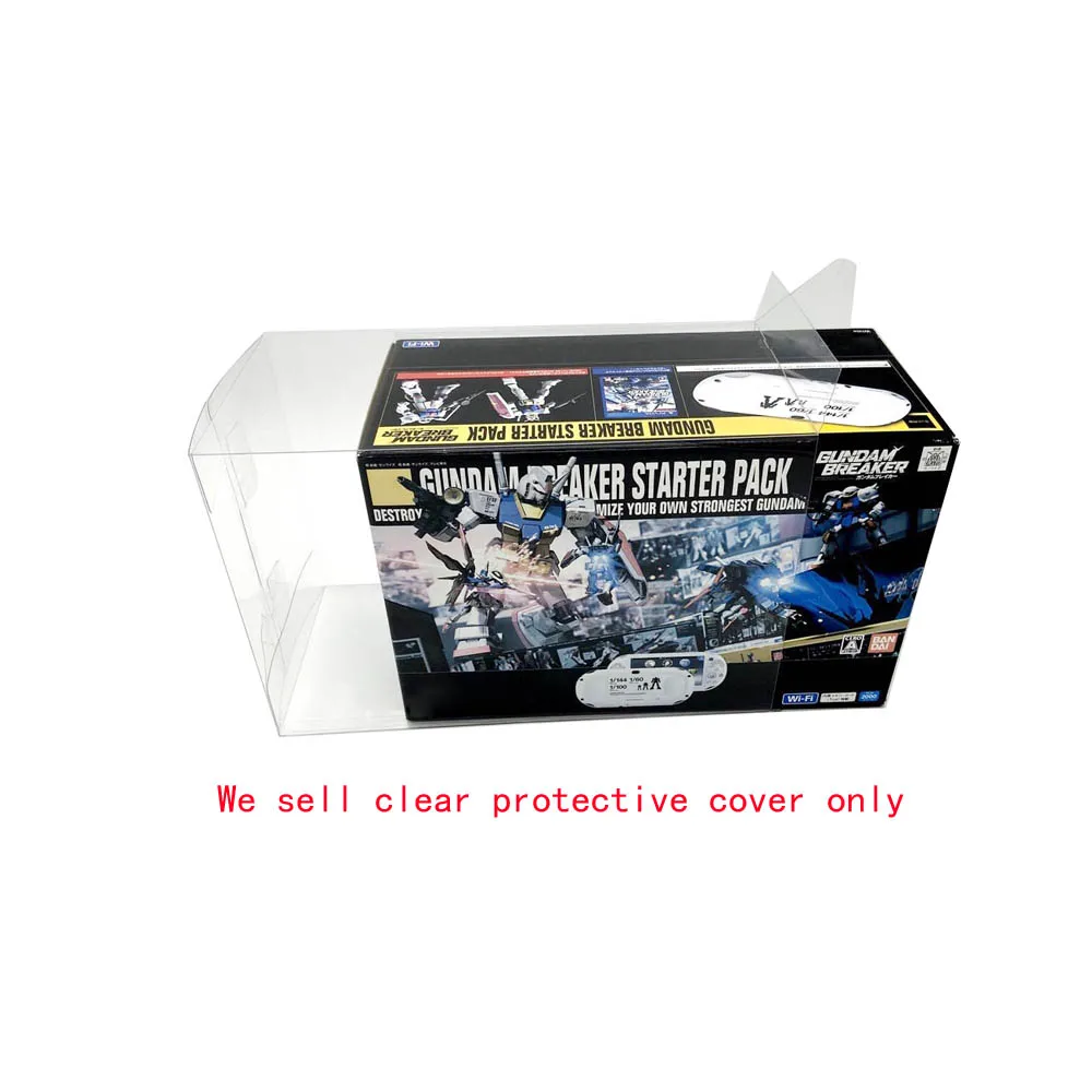 Transparent Clear storage cover for PSV2000  game console for Gundam Breaker limited Collection Display Protective Box